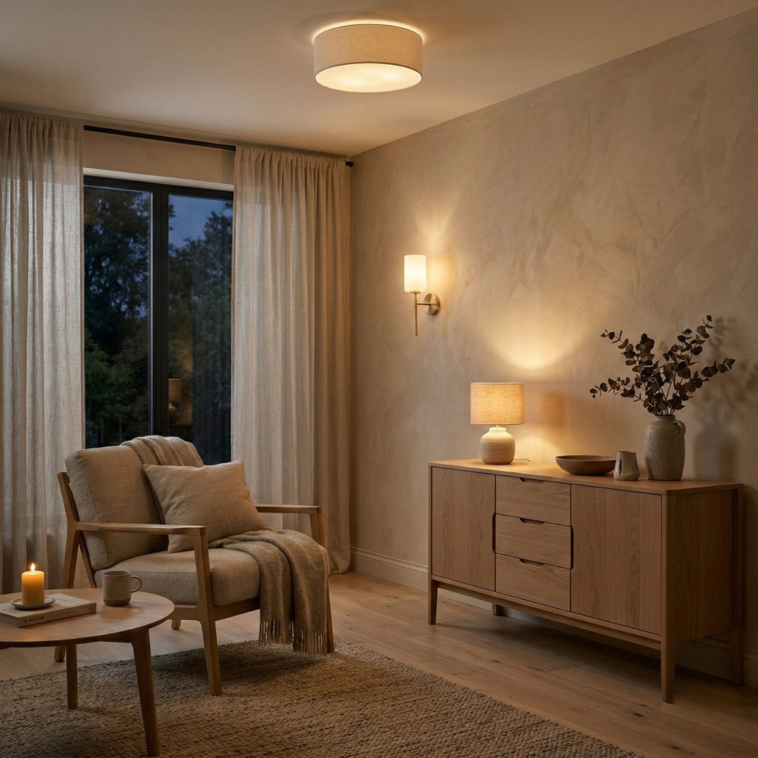 Creating a Warm Atmosphere at Home with Layered Lighting
