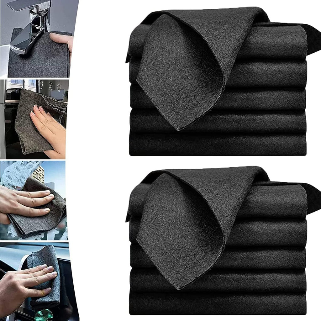 10-piece reusable cleaning cloths