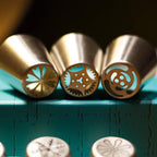 14-piece cake piping nozzle set