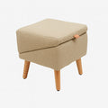 2-in-1 pet steps and footstool in beige
