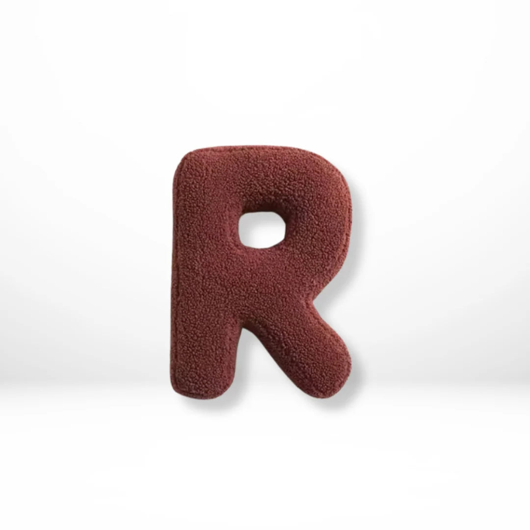 alphabet letter pillow