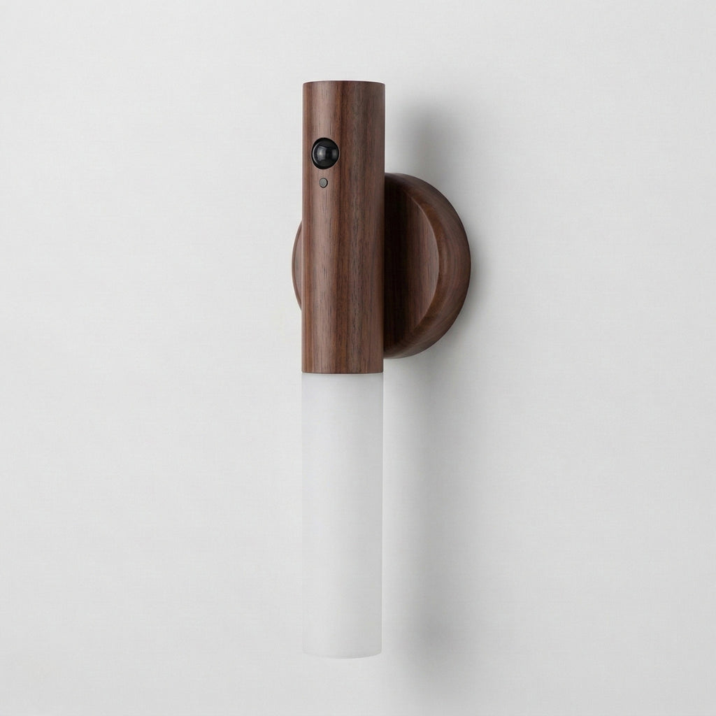 Modern Motion Sensor Cylindrical Wall Light