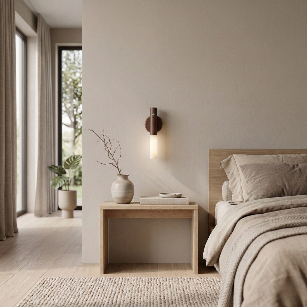 Modern Motion Sensor Cylindrical Wall Light