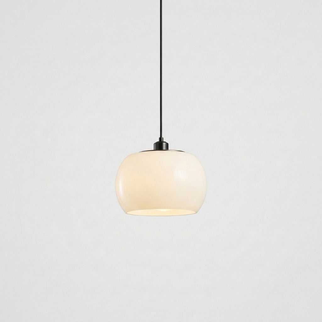 Round Globe Minimalist Glass Pendant Light