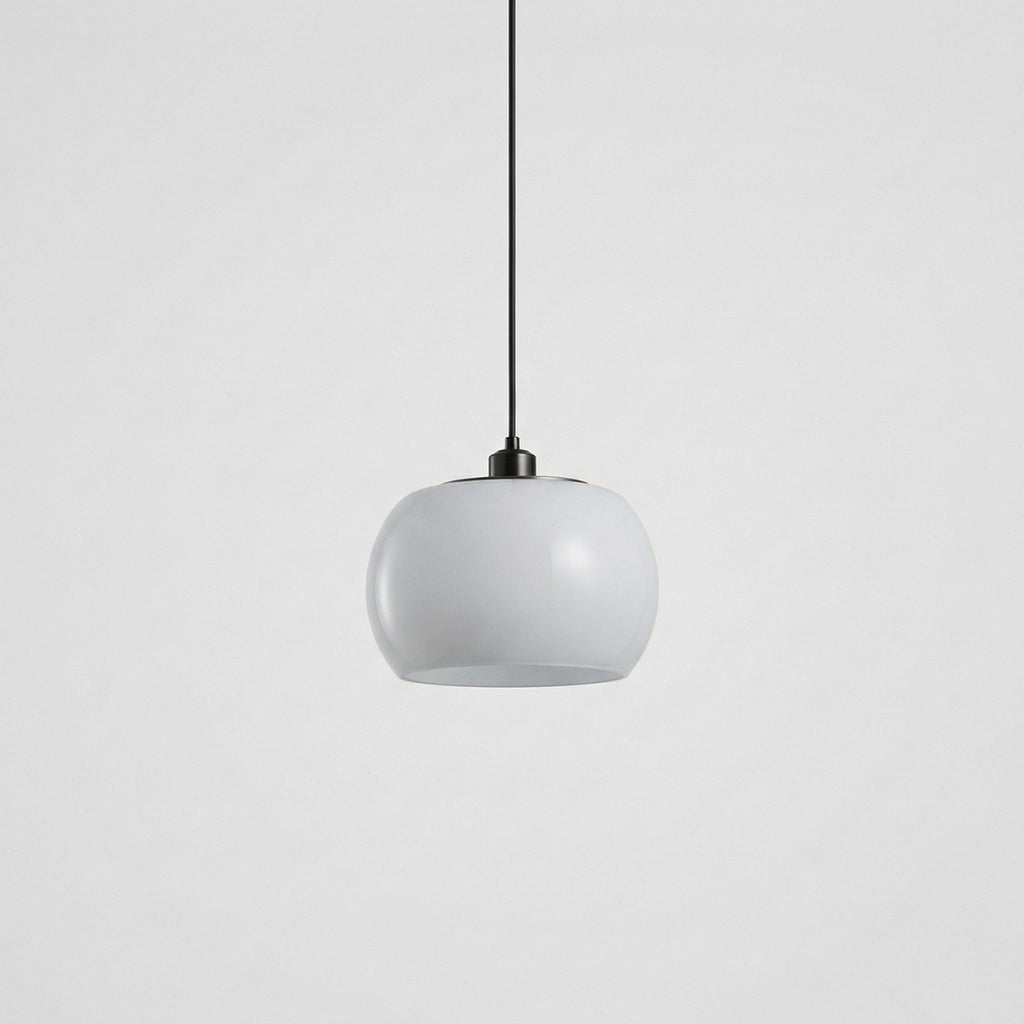 Round Globe Minimalist Glass Pendant Light