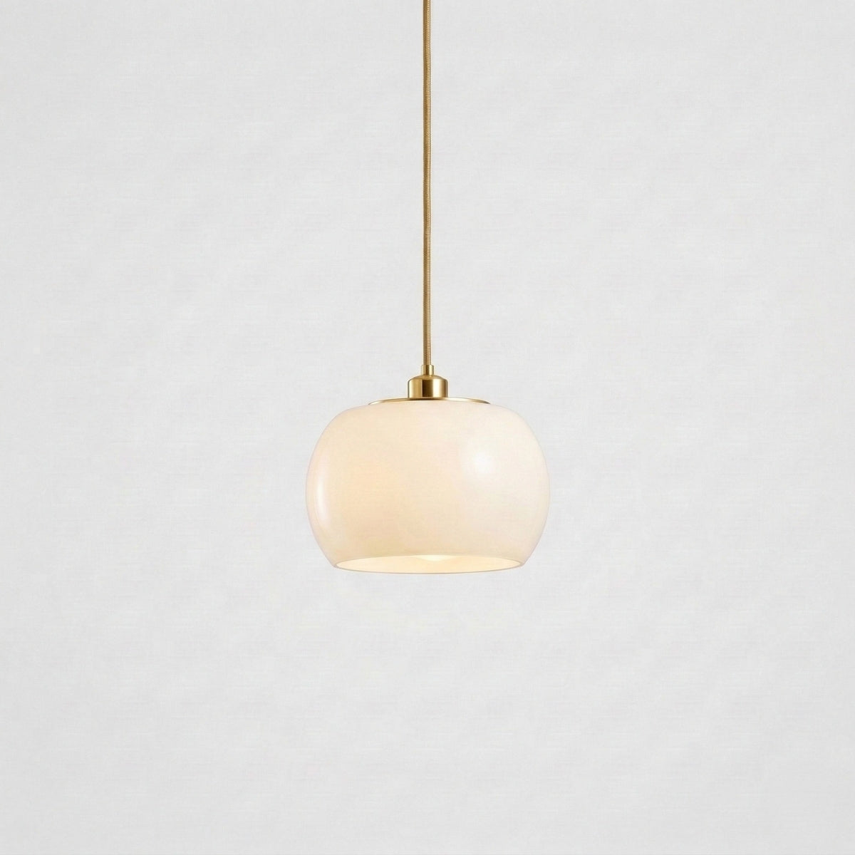 Round Globe Minimalist Glass Pendant Light