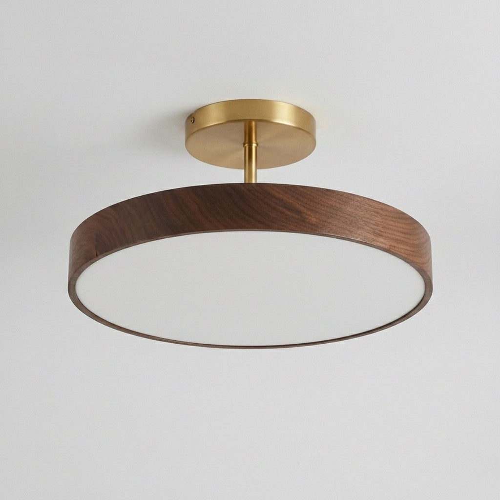 Round Japanese Minimalist Ceiling Light