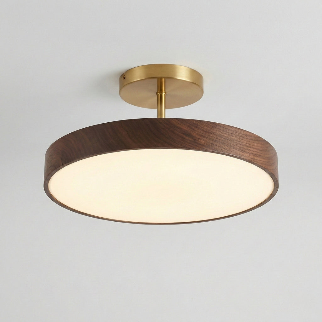 Round Japanese Minimalist Ceiling Light