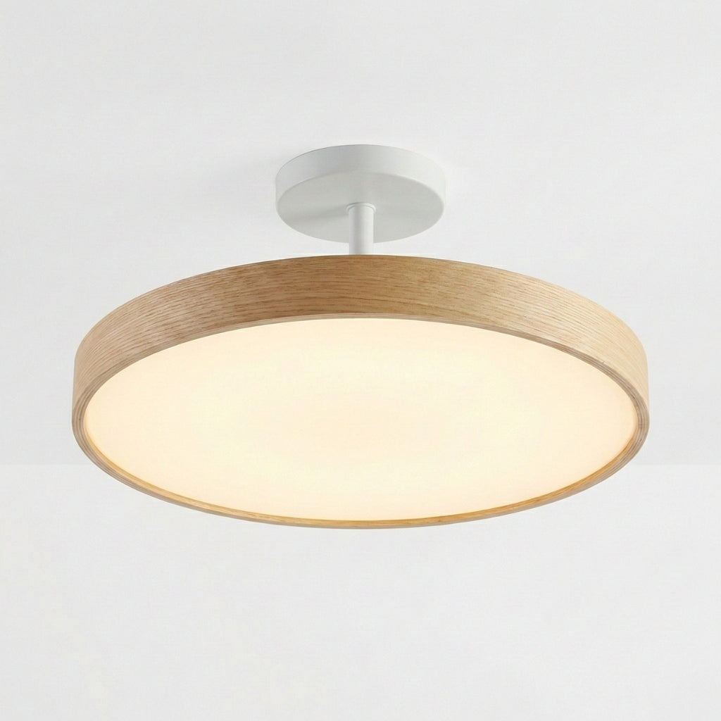 Round Japanese Minimalist Ceiling Light