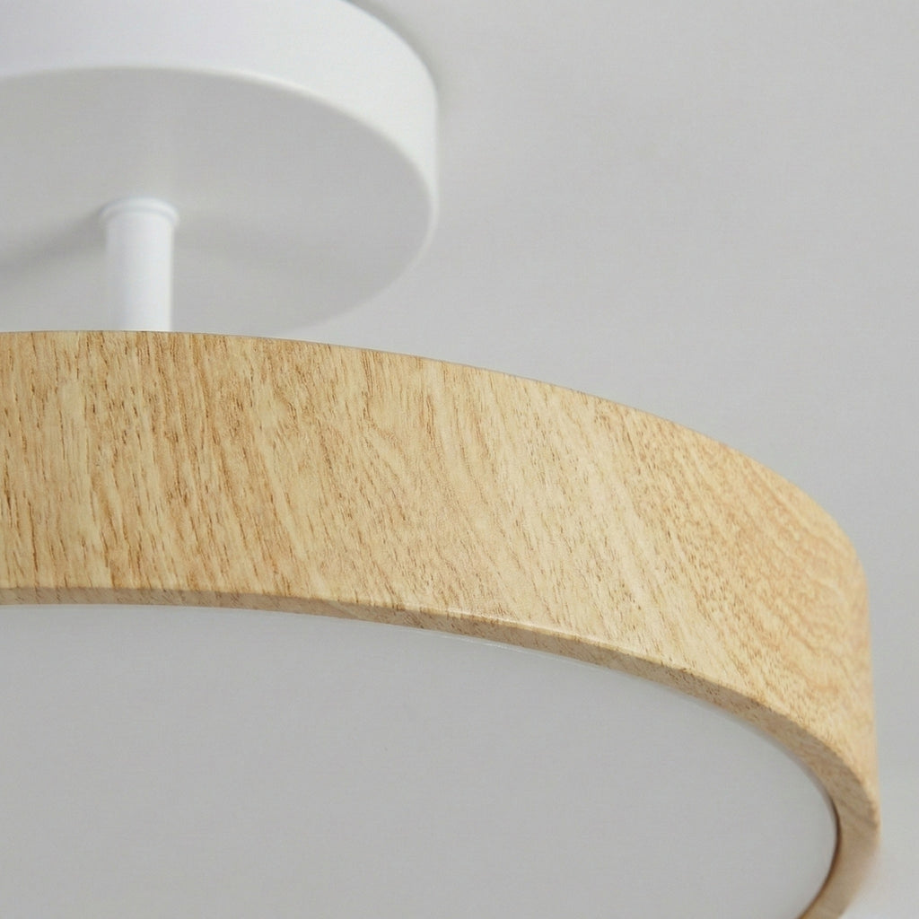 Round Japanese Minimalist Ceiling Light