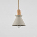 Scandinavian Conical Cement Pendant Light