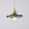 Vintage Flower Glass Pendant Light