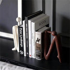 abstract figure bookends