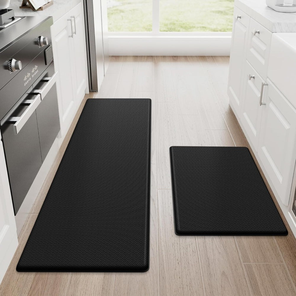 anti-fatigue kitchen mat in black