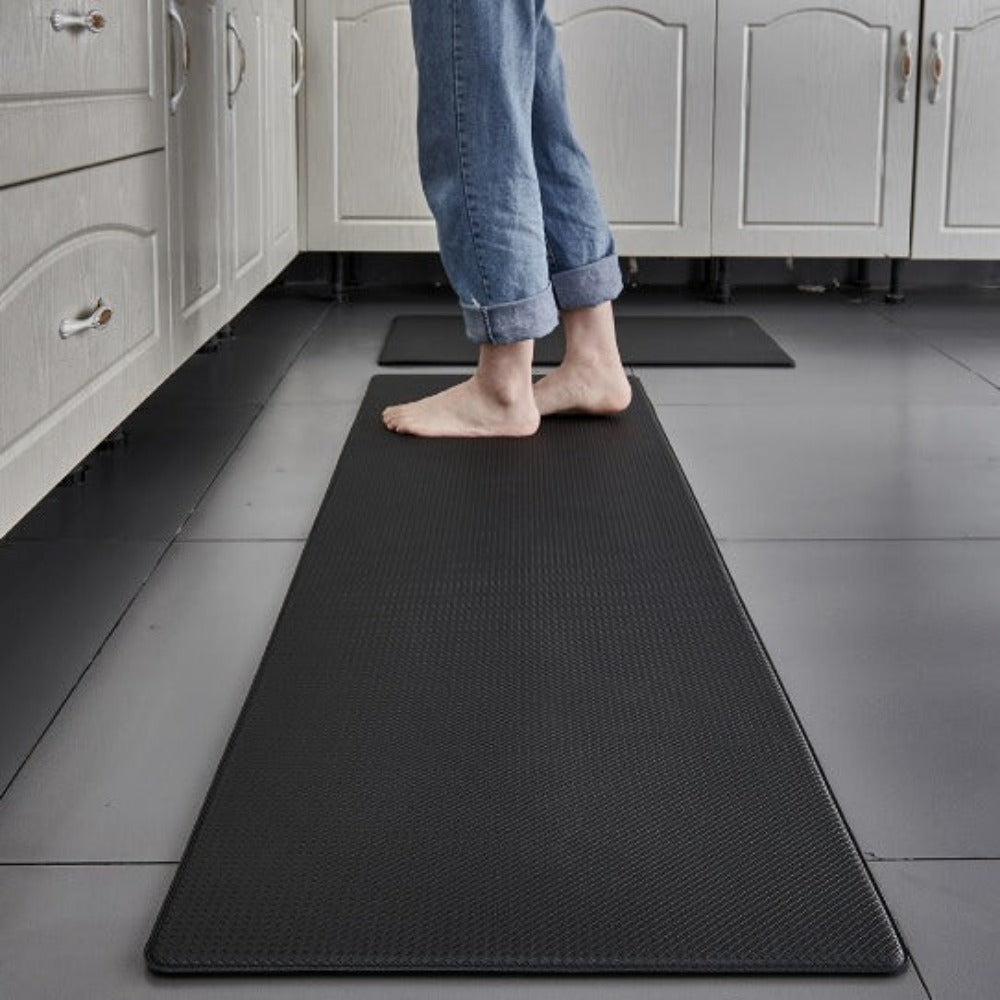 anti-fatigue kitchen mat in black