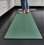anti-fatigue kitchen mat in green