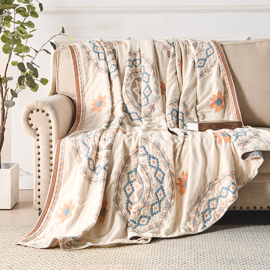 boho mandala throw