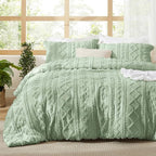boho tufted duvet cover set