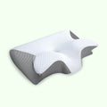 butterfly-shape neck support pillow in grey