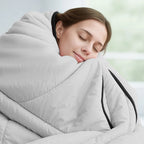 cool-touch quilted blanket