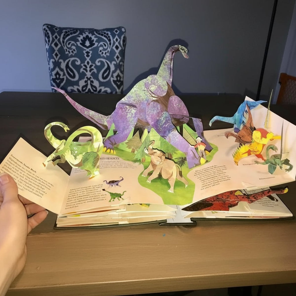dinosaur 3d pop-up book