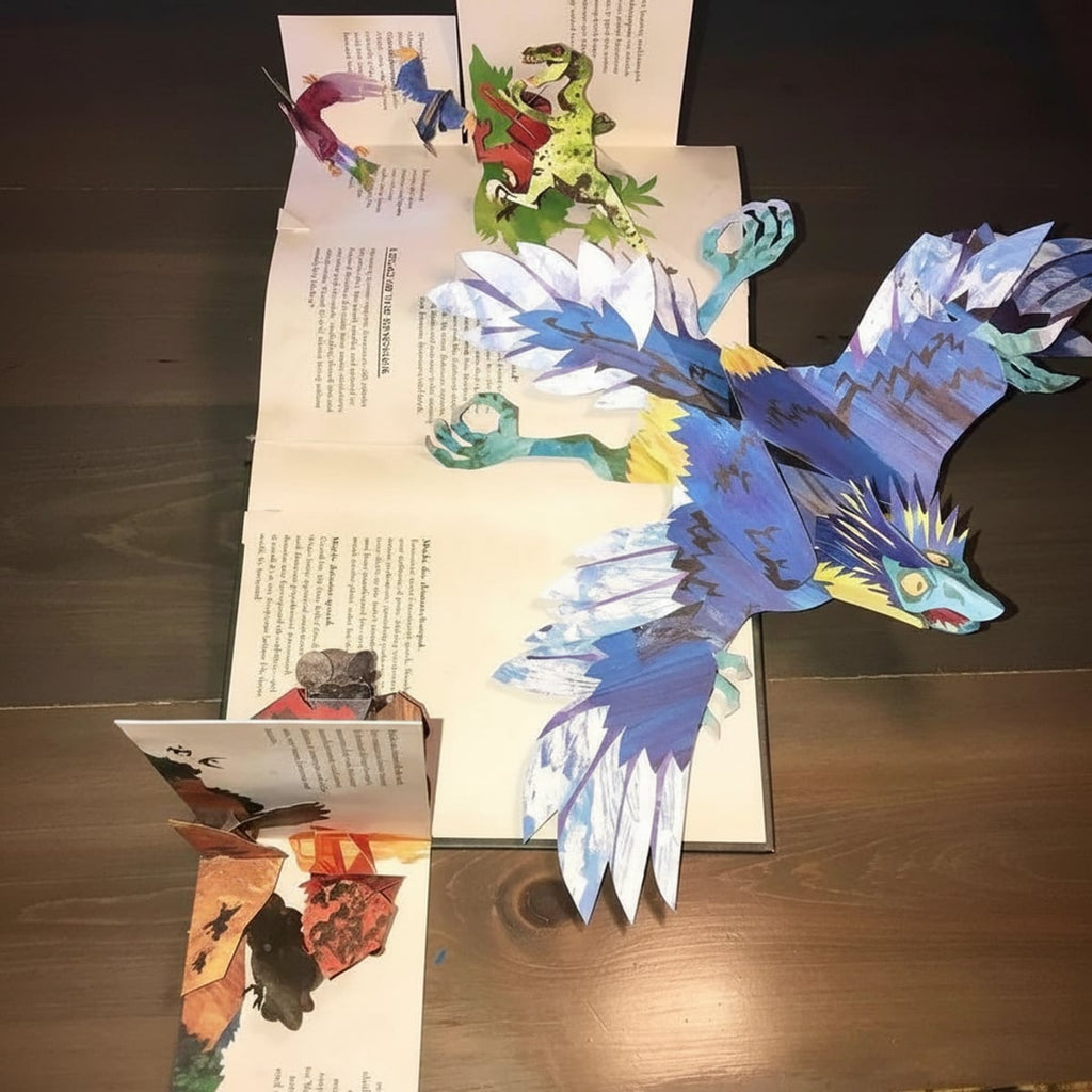 dinosaur 3d pop-up book