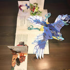 dinosaur 3d pop-up book