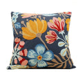 floral embroidered pillow cover in 1