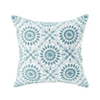 floral embroidered pillow cover in 6