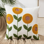 floral embroidered pillow cover in 21