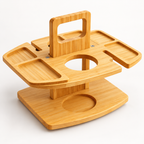 foldable wine and snack picnic table