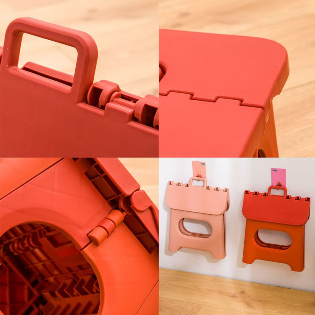 folding step stool with carry handle