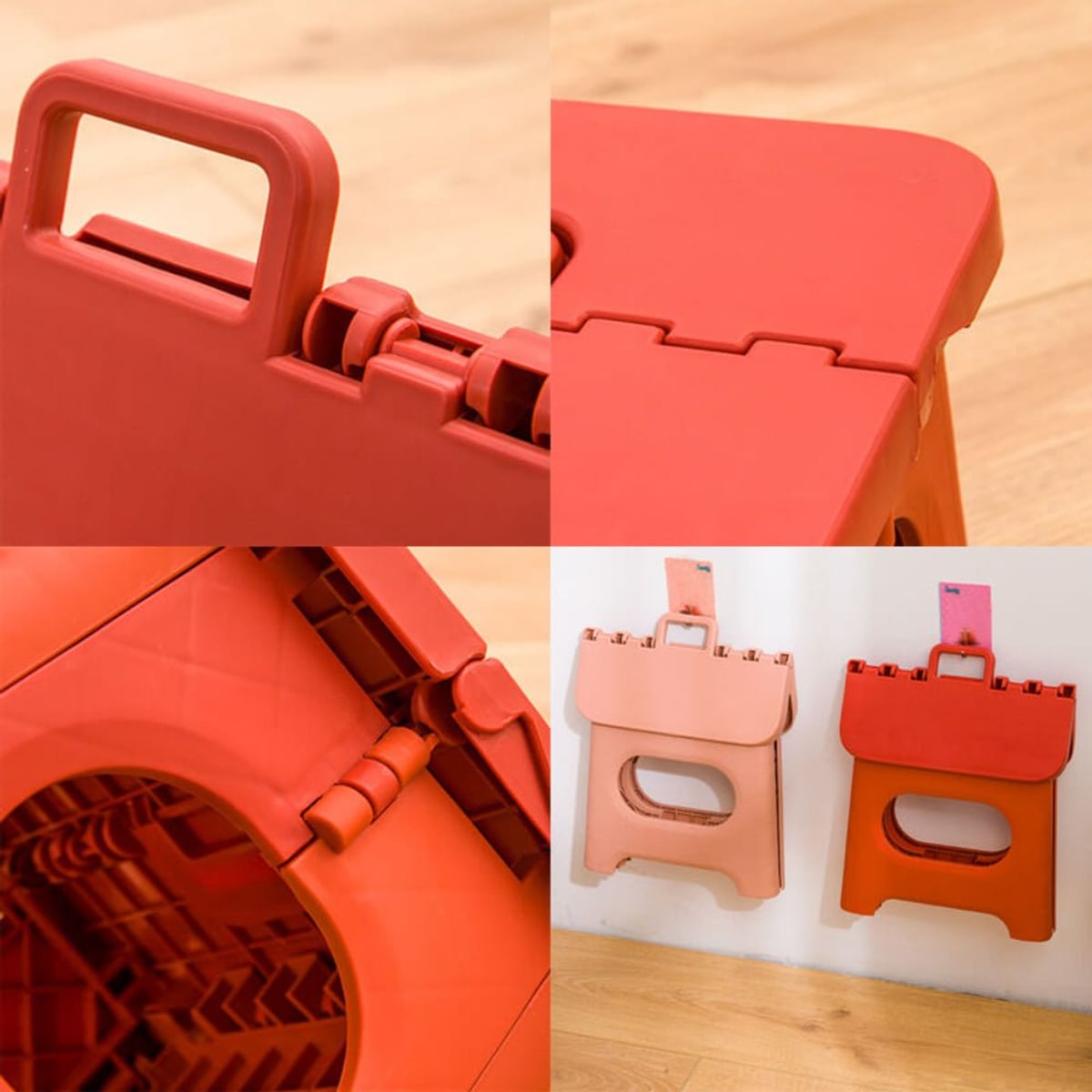 folding step stool with carry handle