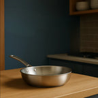 hammered finish frying pan