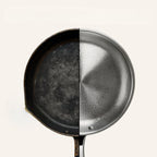 hammered finish frying pan