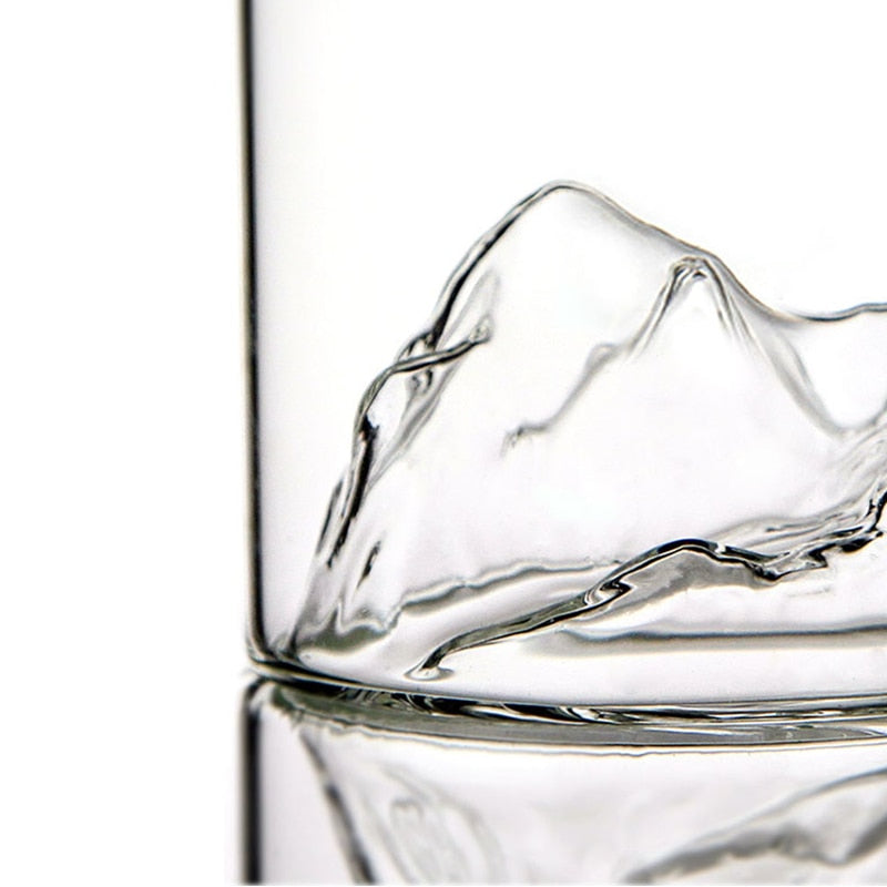 japanese mountain whisky glass with wooden gift box