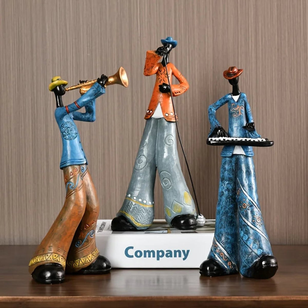 jazz musician figurine set