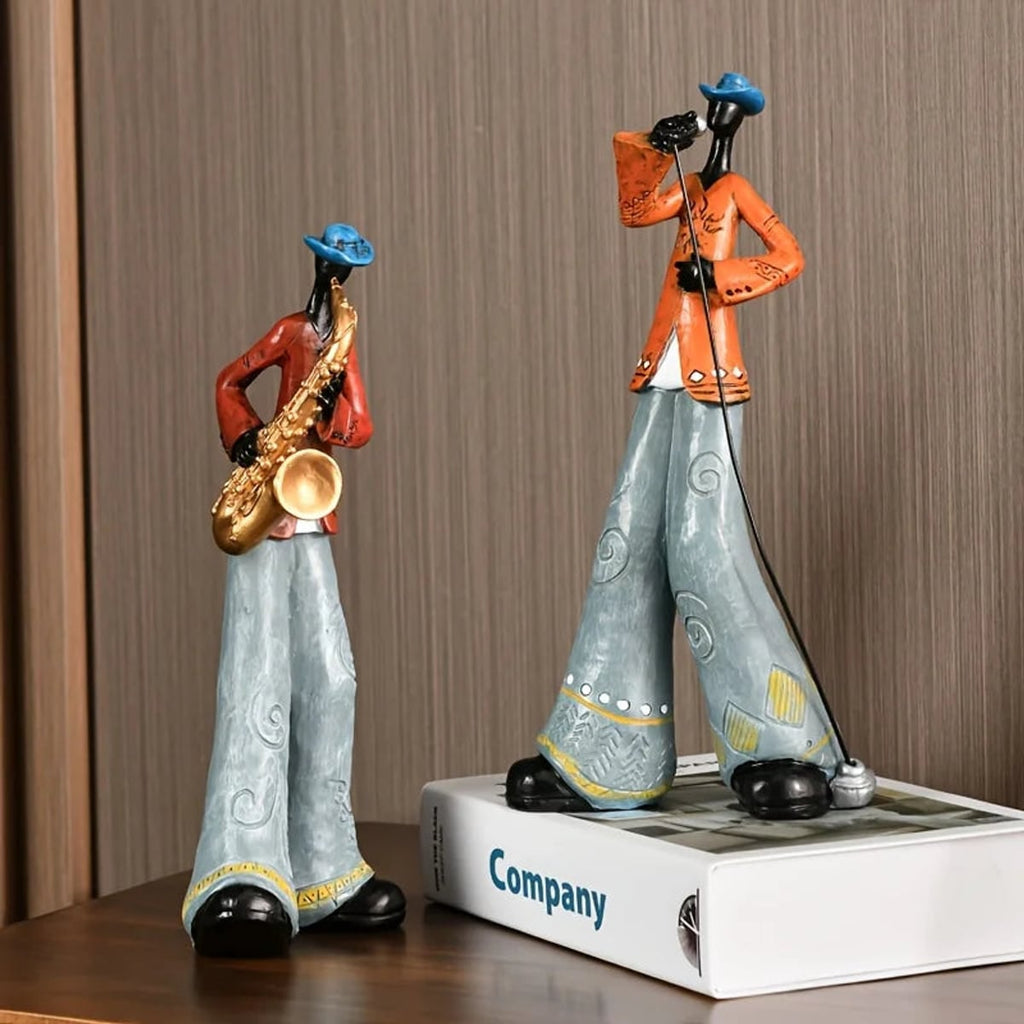 jazz musician figurine set