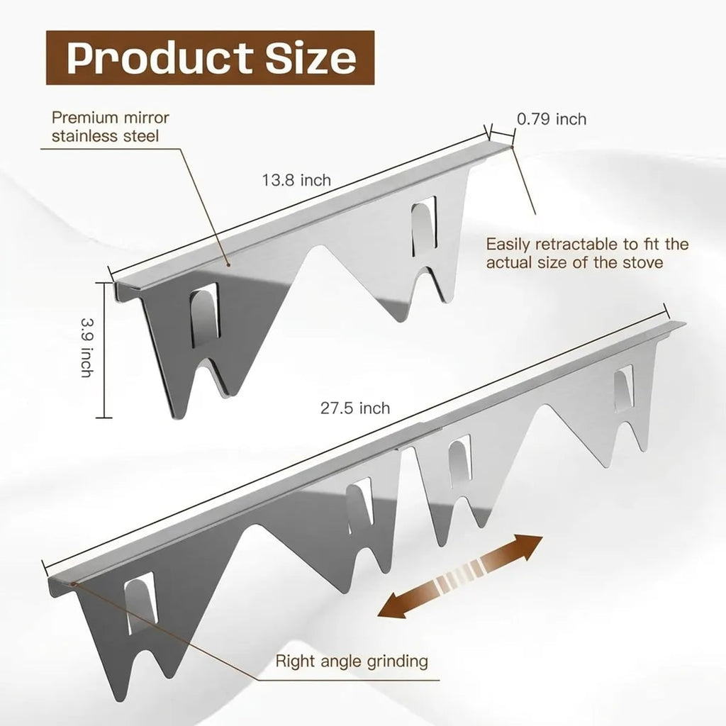 l-shaped cooker gap cover
