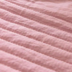 lightweight quilted cooling blanket in pink