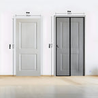 magnetic self-closing fly screen door curtain