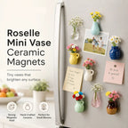 mini vase fridge magnets