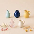 mini vase fridge magnets