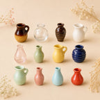 mini vase fridge magnets