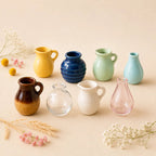 mini vase fridge magnets