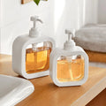 minimalist pump soap dispenser with window
