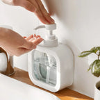 minimalist pump soap dispenser with window