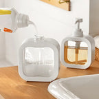 minimalist pump soap dispenser with window