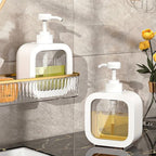minimalist pump soap dispenser with window
