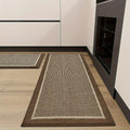 non-slip kitchen runner mat in mocha